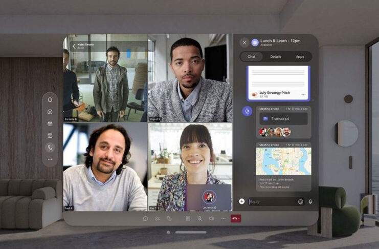 Le app di Microsoft 365 disponibili per Vision Pro
