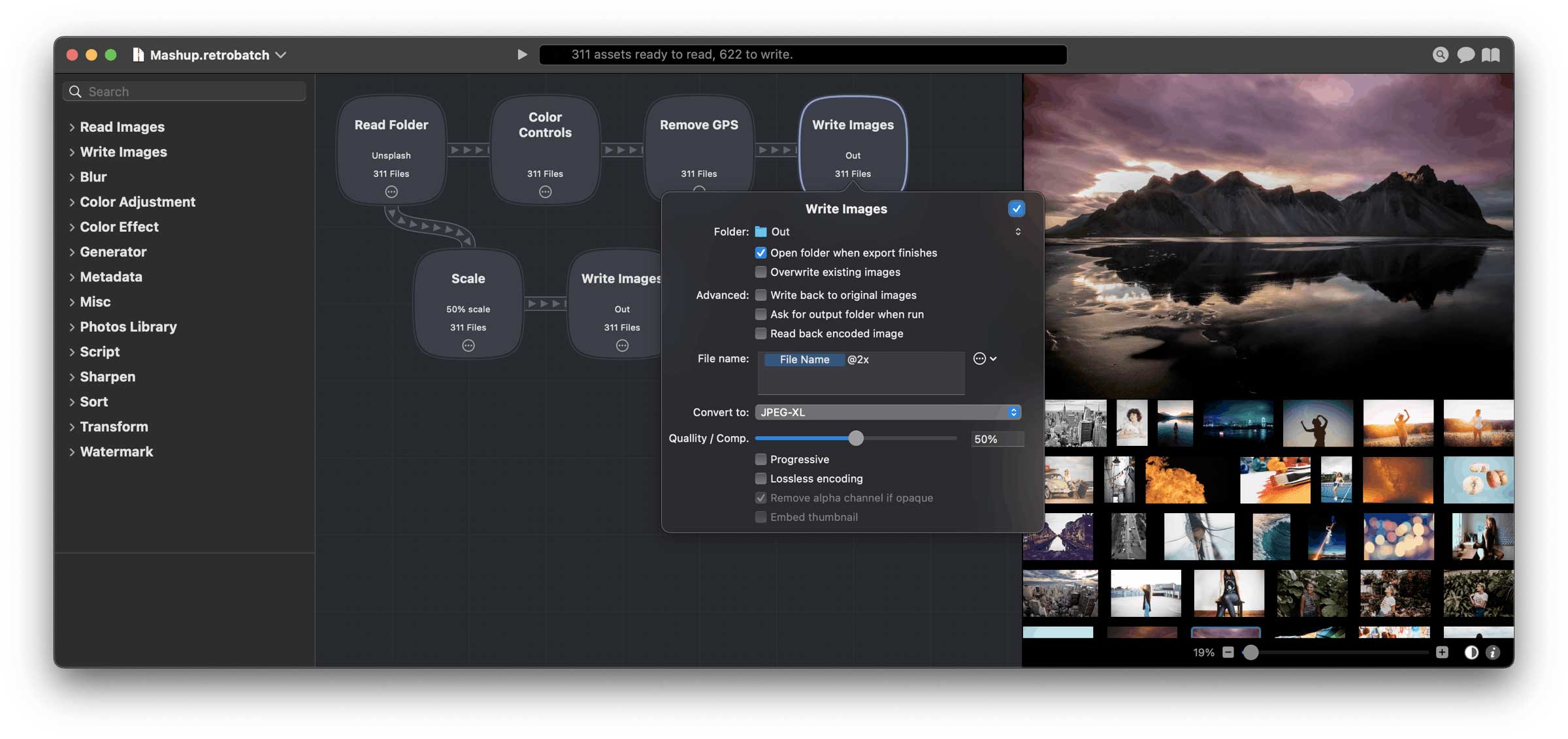 Retrobatch 2.0, tutto quello che non avete mai osato chiedere nell'elaborazione batch delle immagini su Mac