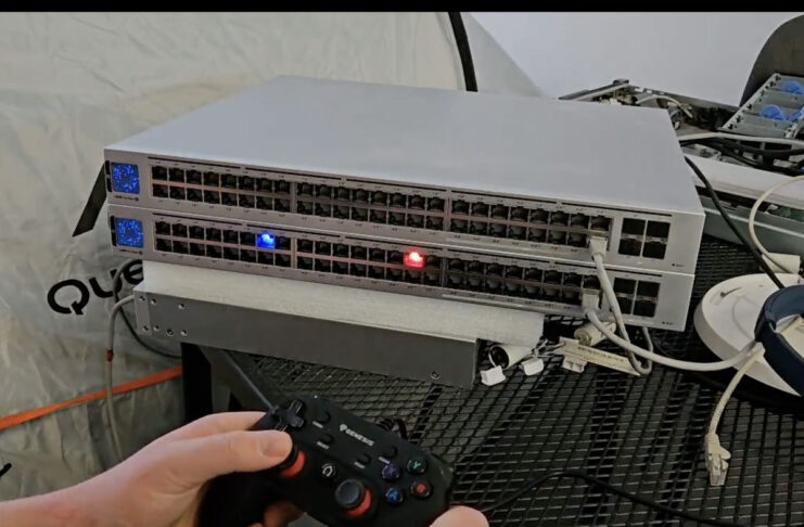 Giocare con uno switch ethernet a Snake