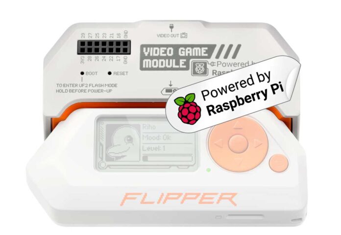 Flipper Zero ora con modulo gaming con Raspberry Pi
