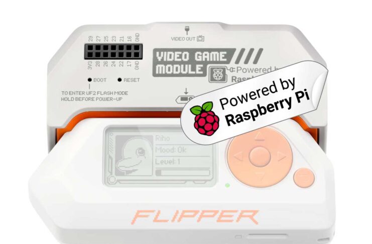 Flipper Zero ora con modulo gaming con Raspberry Pi