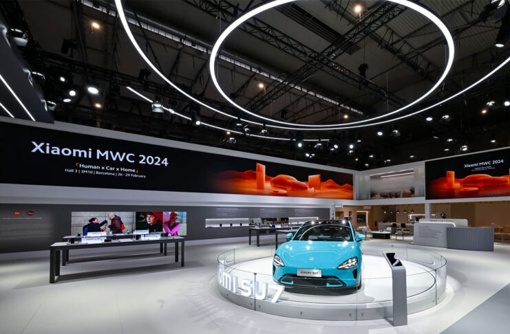 MWC24, Xiaomi mostra l'auto elettrica SU7 Max