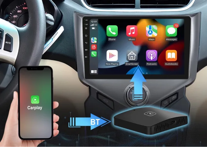 CarPlay e Android Auto senza fili con l'adattatore PODOFO
