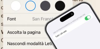 Come abilitare la modalità lettura automatica su iPhone