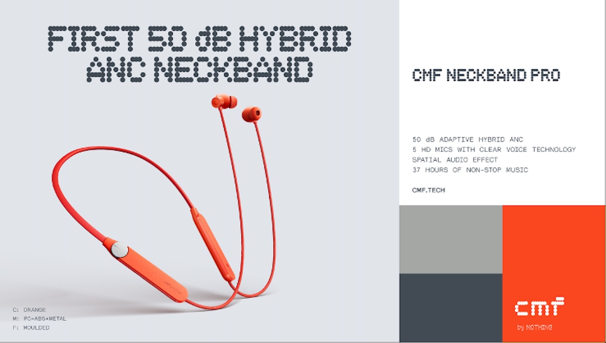 CMF by Nothing presenta Neckband Pro e Buds