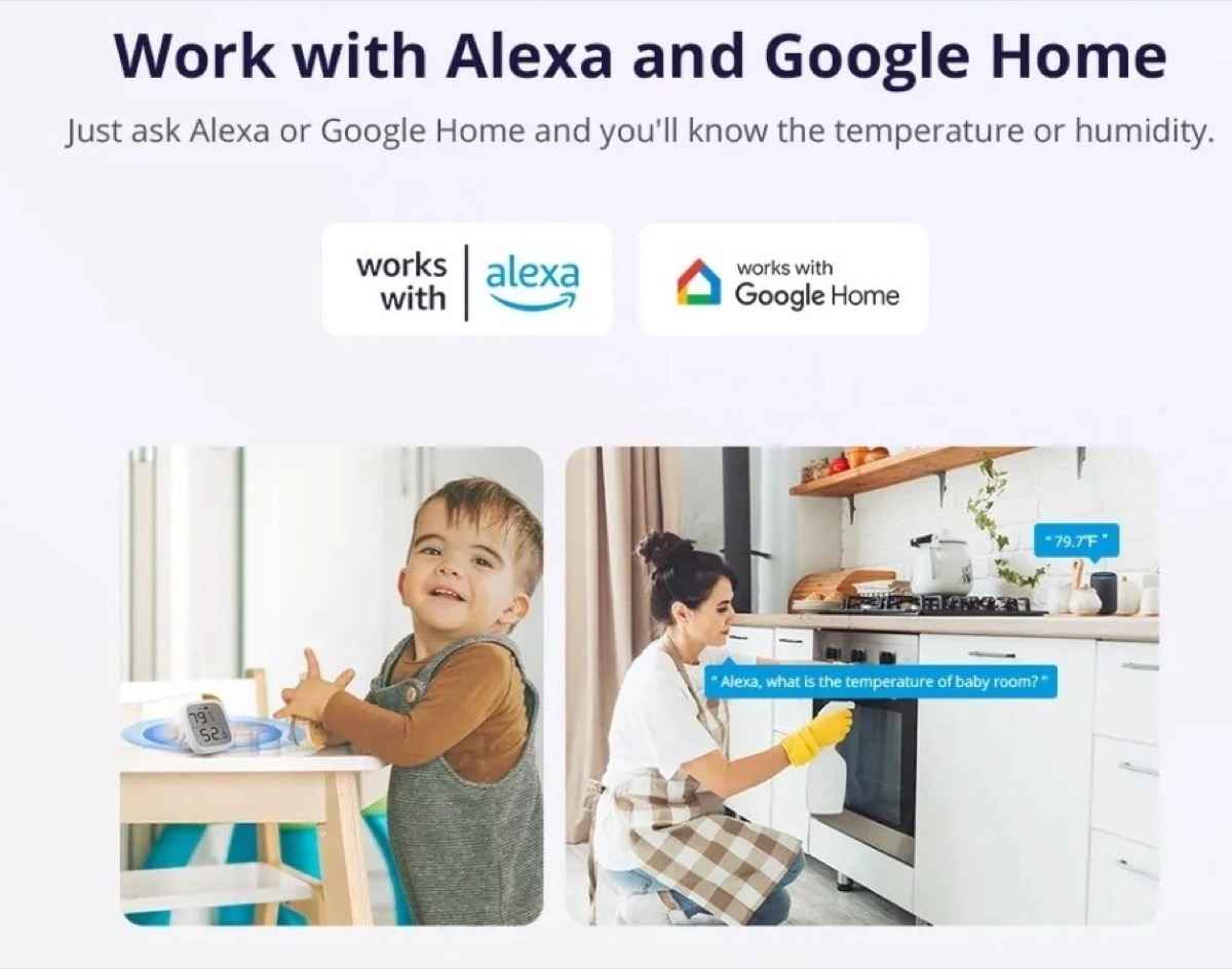 Termometro igrometro SONOFF compatibile con Alexa e Google Home, solo 11 €