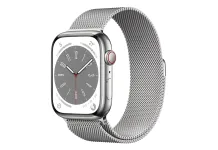 Offerte di primavera Apple Watch 8 45mm, acciaio e vetro zaffiro -50%