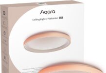 La plafoniera Aqara T1M con supporto Matter è disponibile su Amazon