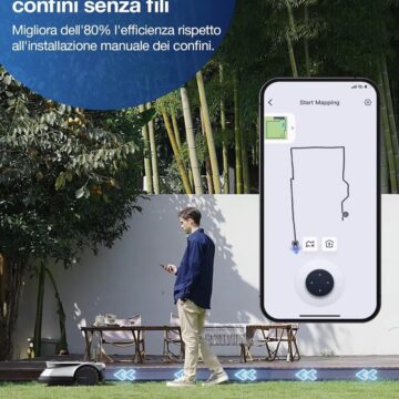 I robot tosaerba smart ECOVACS GOAT mettono su famiglia