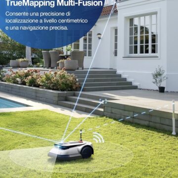 I robot tosaerba smart ECOVACS GOAT mettono su famiglia