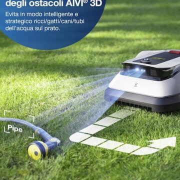 I robot tosaerba smart ECOVACS GOAT mettono su famiglia