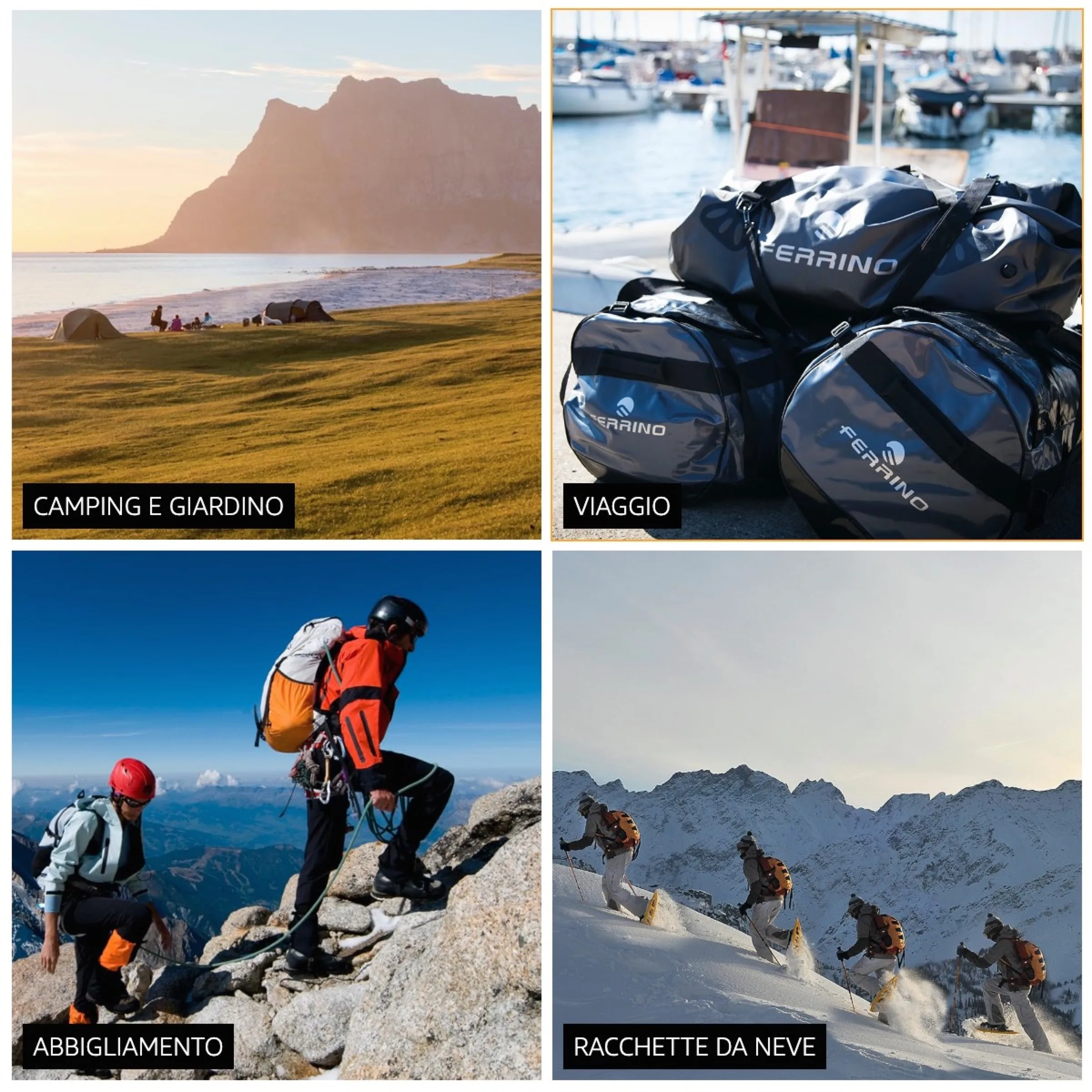 Offerte di Primavera su Ferrino per trekking, campeggio e vita all'aria aperta