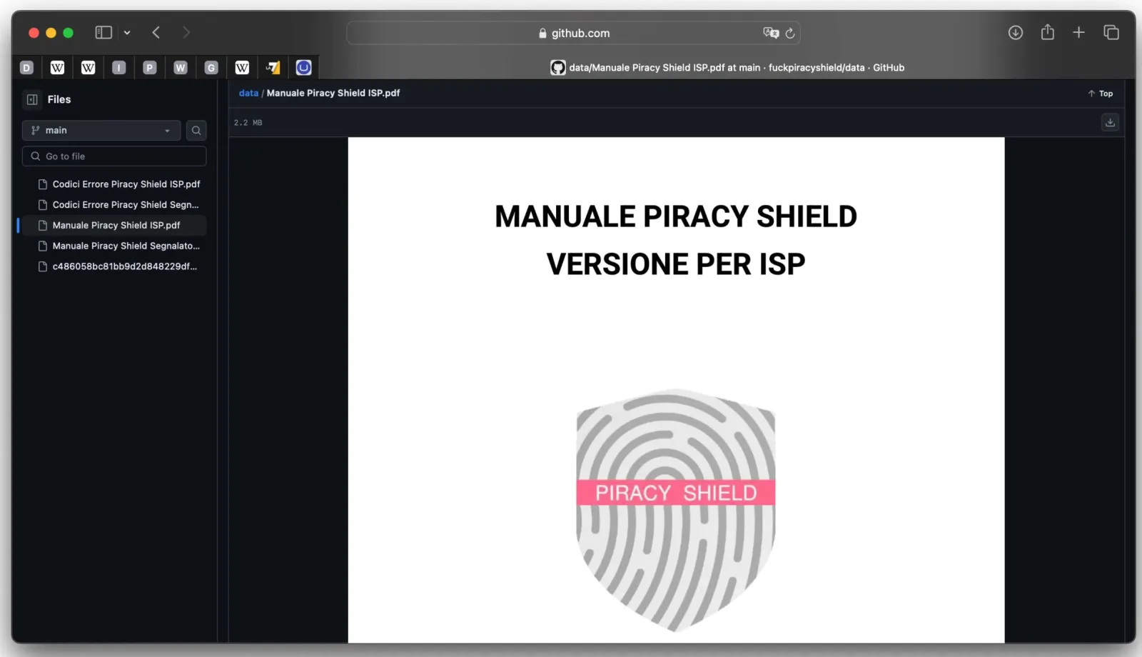 Piracy Shield, piratato codice sorgente piattaforma e documenti interni