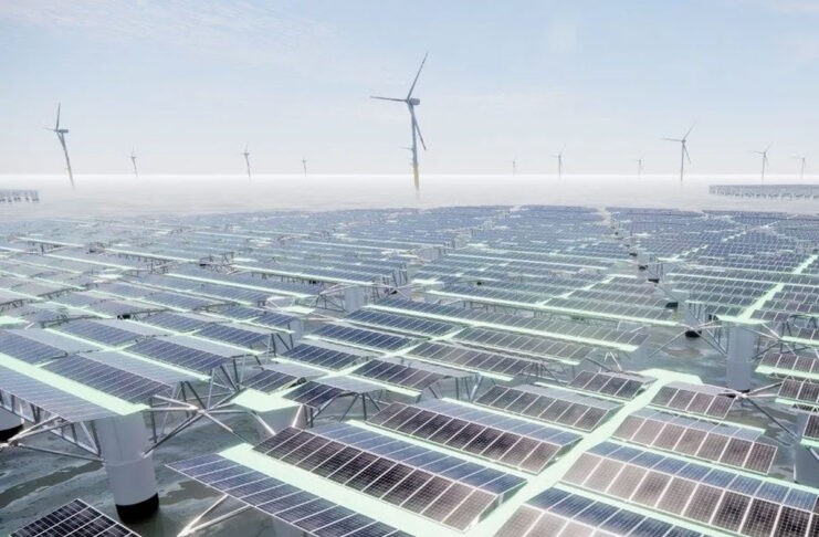 In Calabria impianto ibrido eolico-solare flottante da 540 Mw