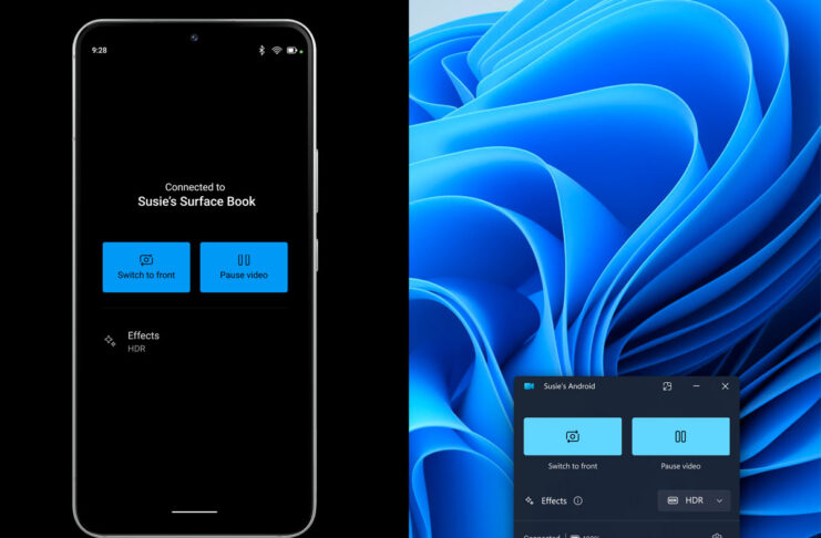 Windows 11 come macOS, il telefono può diventare webcam