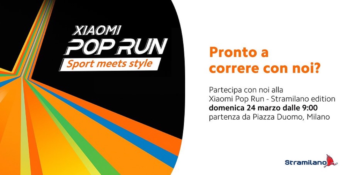 Xiaomi Pop Run maratona tech alla Stramilano 2024