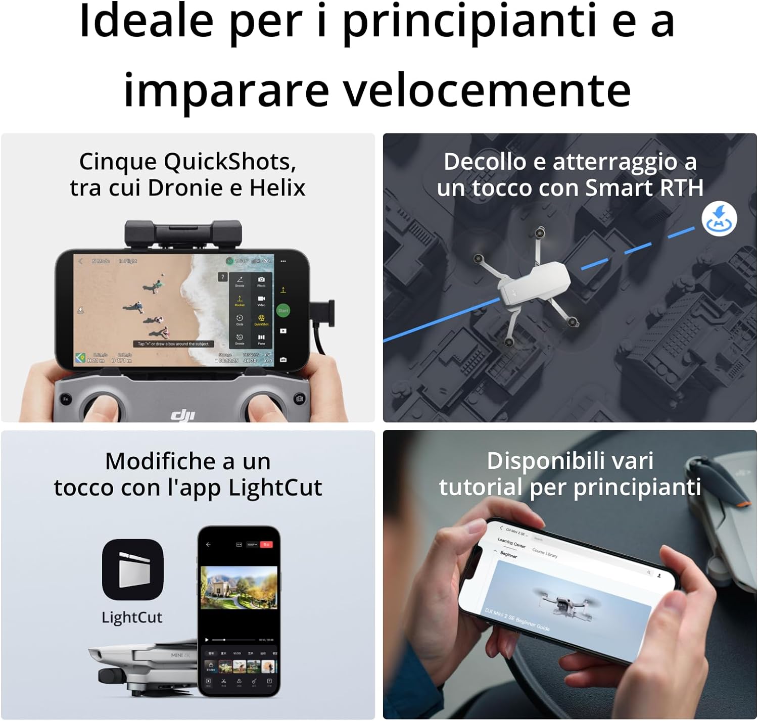 Arriva DJI Mini 4K, il più economico della serie Arriva DJI Mini 4K, il più economico della serie