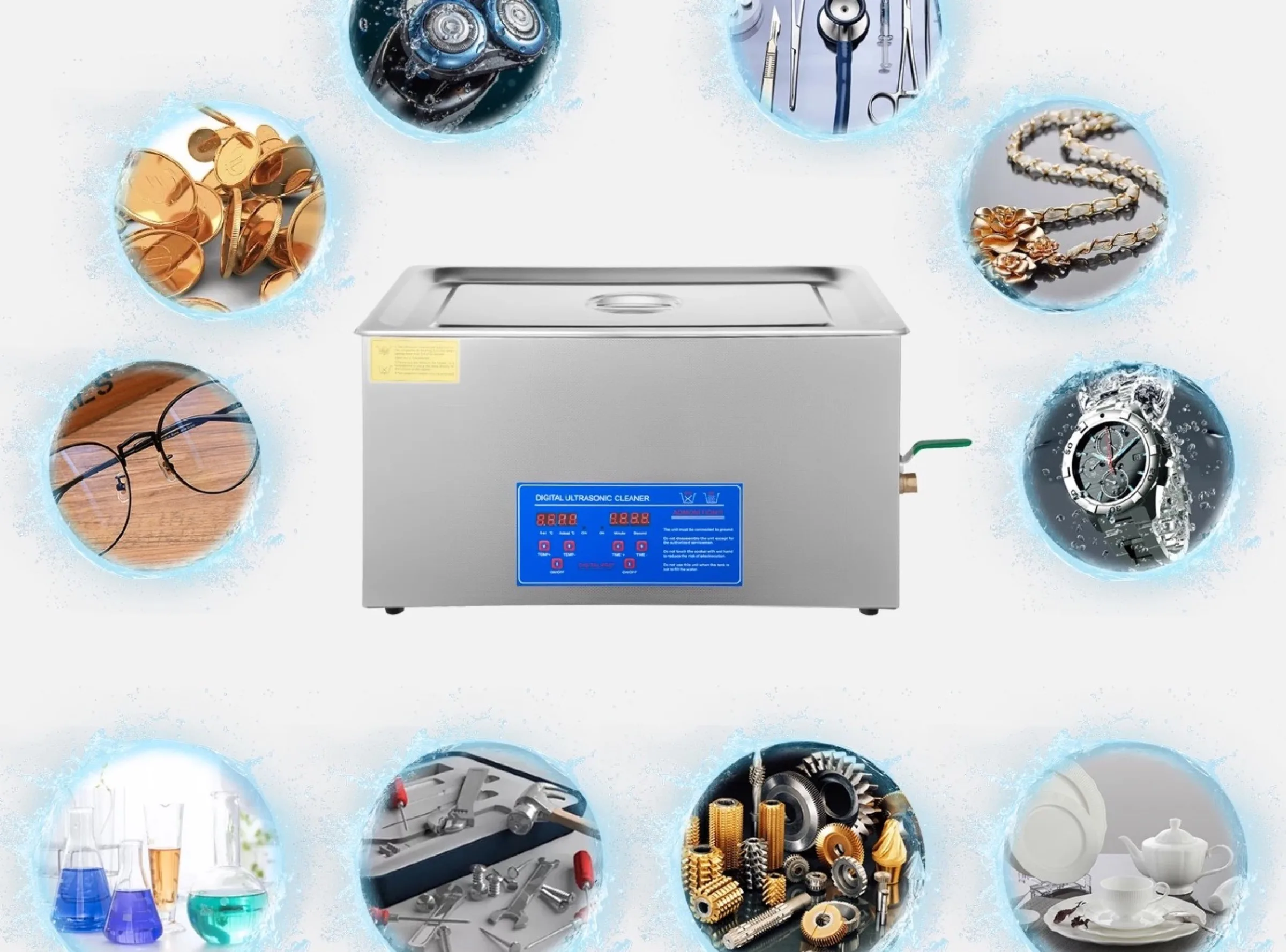 Il pulitore ad ultrasuoni VEVOR è in sconto a metà prezzo