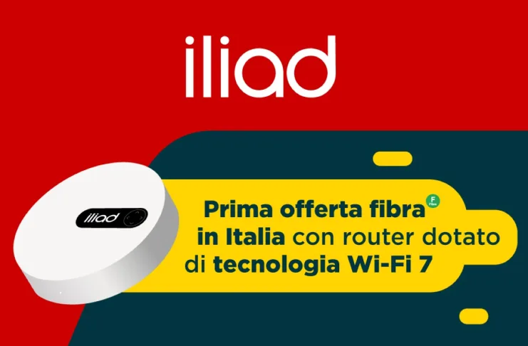Da Iliad la prima offerta fibra con modem Wi-Fi 7 incluso