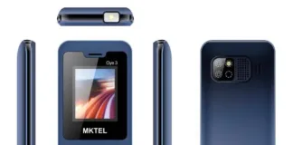 MKTEL OYE 3, cellulare Dual SIM con radio FM a soli 6 €