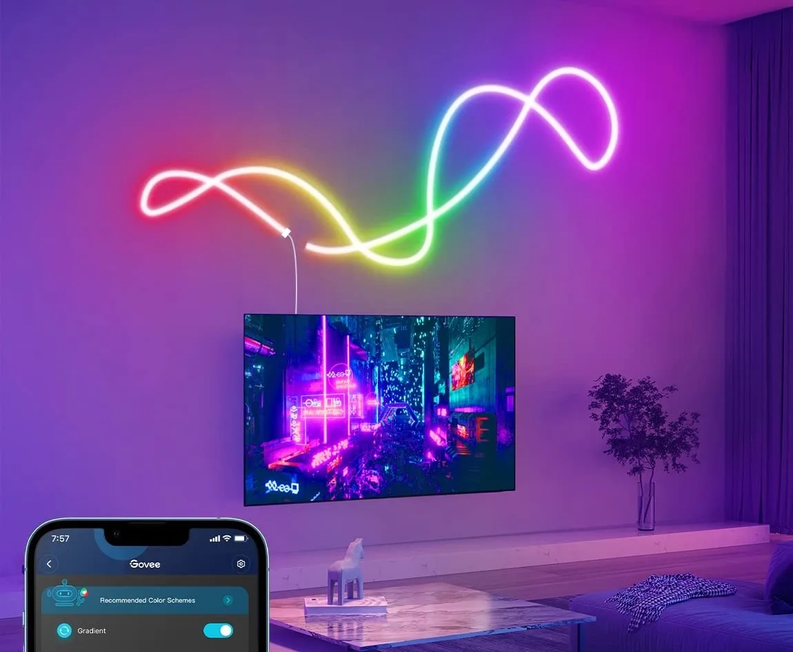 Govee Neon Rope Light 2 è la strscia LED che illumina casa compatibile con Matter e HomeKit