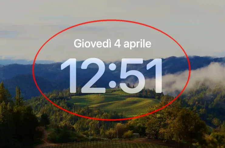 Come eliminare l'orologio dalla schermata di login di macOS