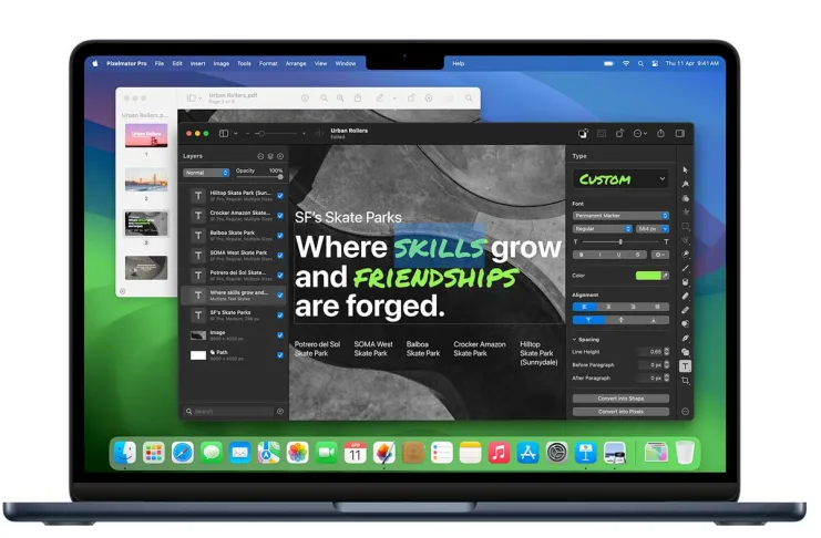 Pixelmator Pro per Mac ora con editing file PDF e altre novità