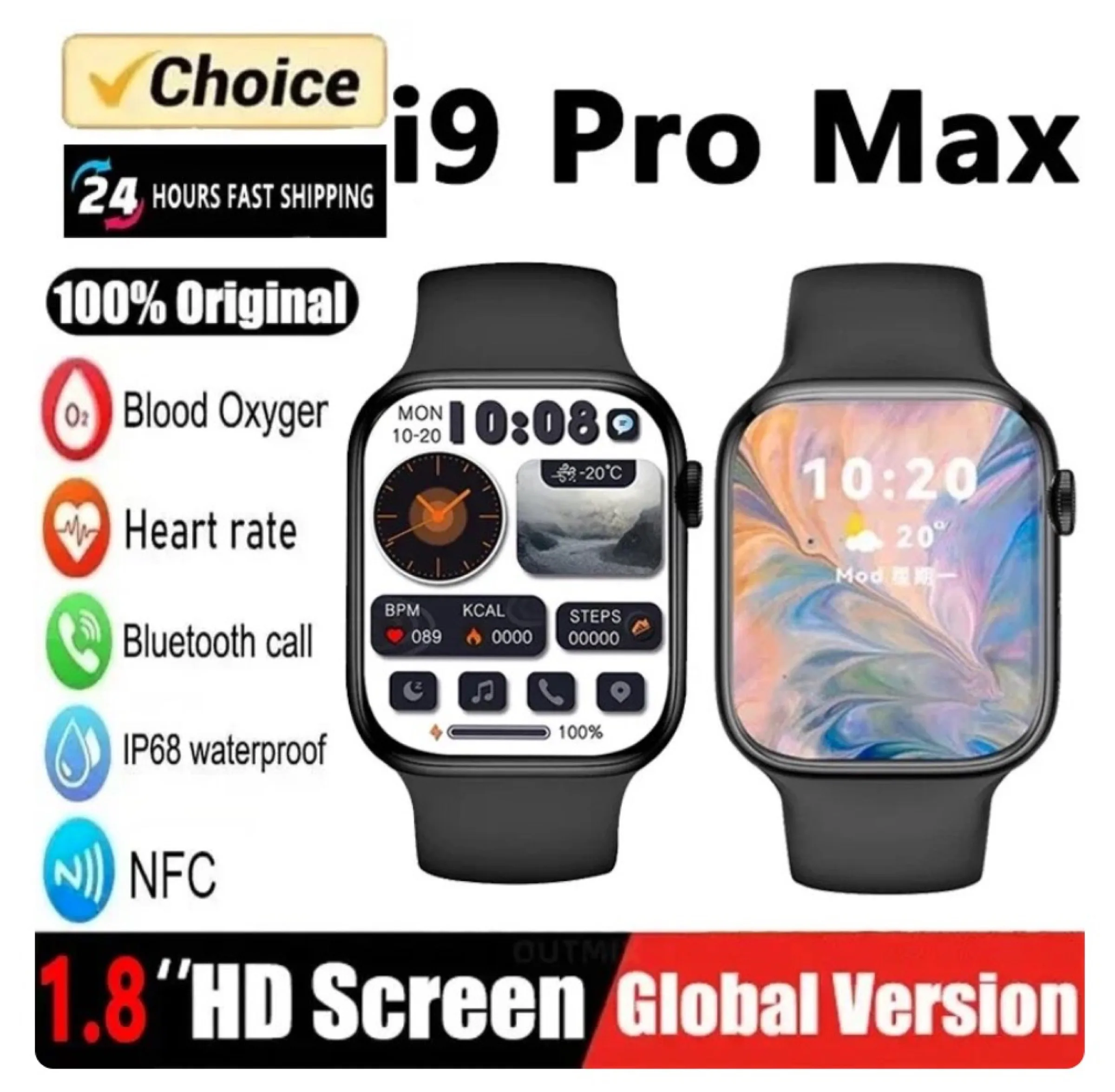 Smartwatch a soli 6 € con l'offerta su i9 Pro Max