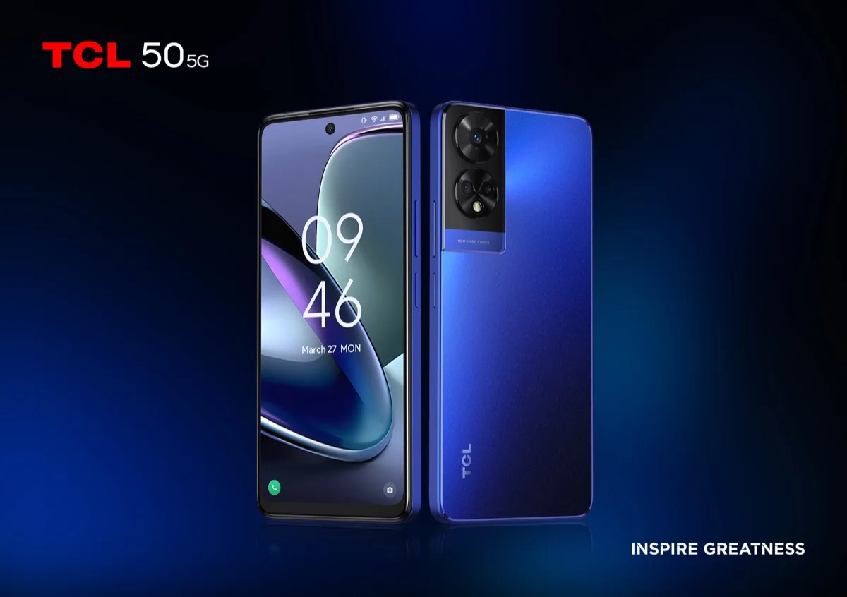 TCL presenta la nuova Serie 50 di smartphone puntando tutto su 5G e funzioni premium