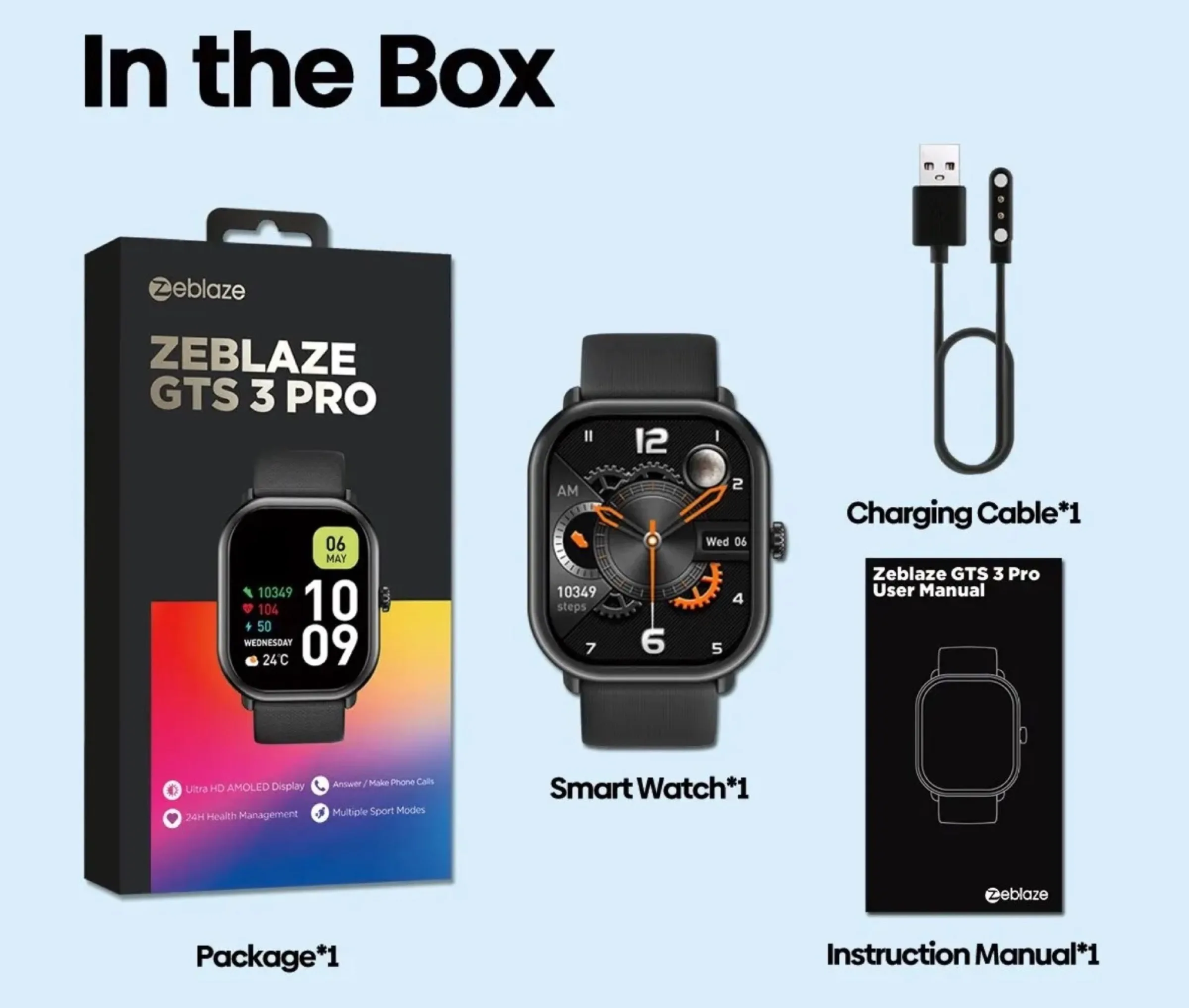 Zeblaze GTS 3 Pro, smartwatch stile Apple a meno di 17 €
