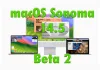 Seconda beta di macOS Sonoma 14.5 agli sviluppatori Seconda beta di macOS Sonoma 14.5 agli sviluppatori
