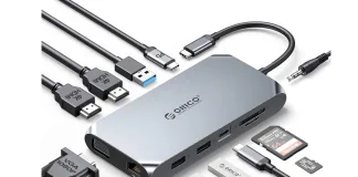 Dock Orico USB-C a 12-in-1, prezzo regalo, solo 24,99€