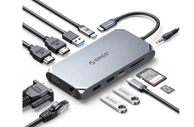 Dock Orico USB-C a 12-in-1, prezzo regalo, solo 24,99€