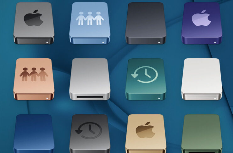 125 icone per personalizzare HD e SSD su Mac