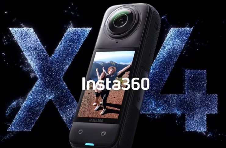 Con l'Action Cam Insta360 X4 i video 8K a 360 gradi
