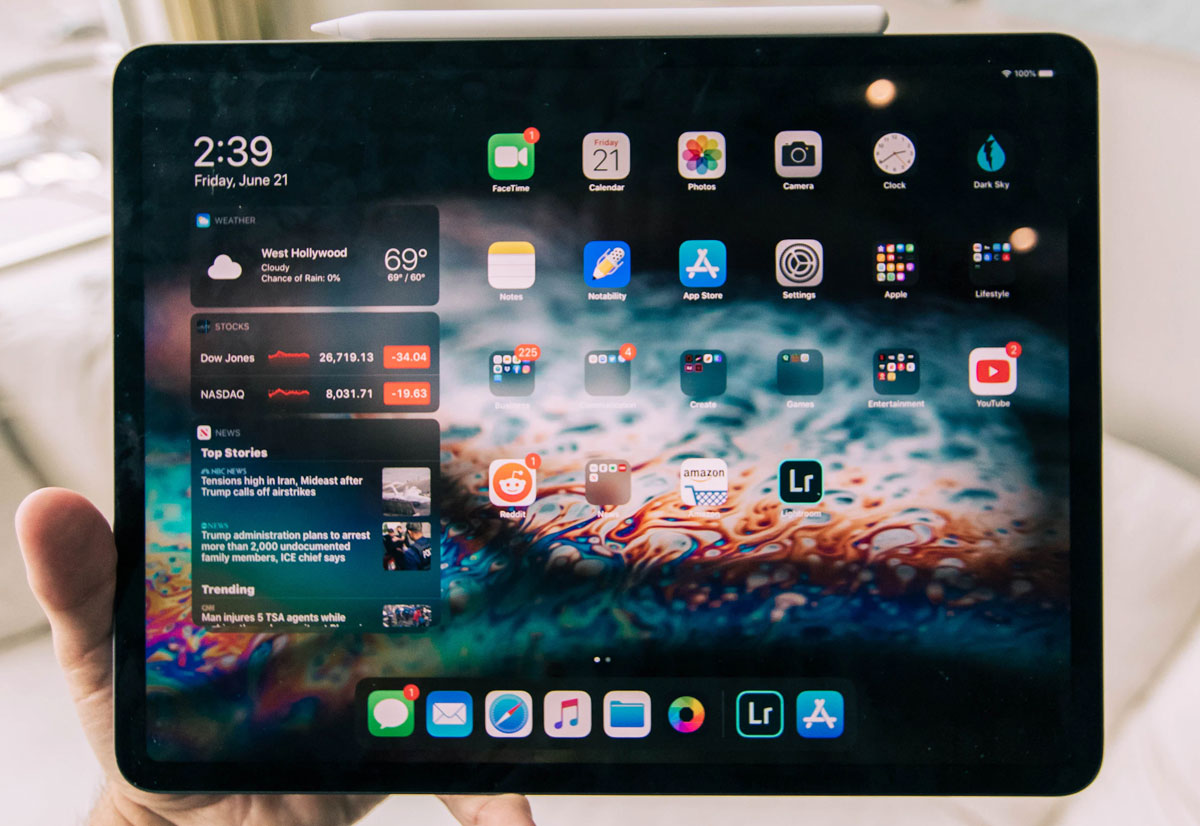 Así es el lado derecho de los nuevos iPad M4