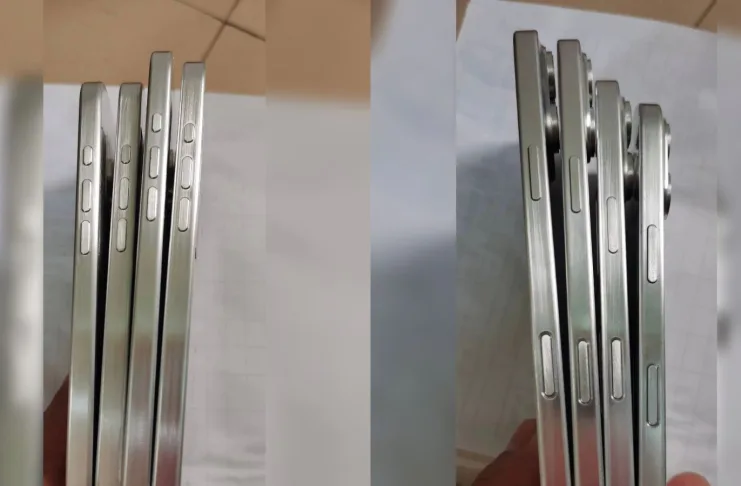 In foto i modelli non funzionanti di iPhone 16