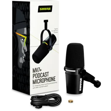 Microfono Shure MV7 Plus, la differenza la fa il software