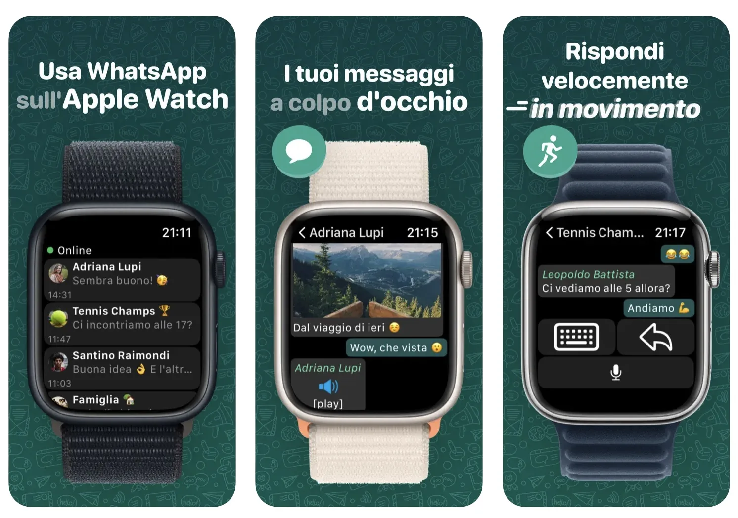 WhatsApp Apple Watch è servito con WatchChat 2