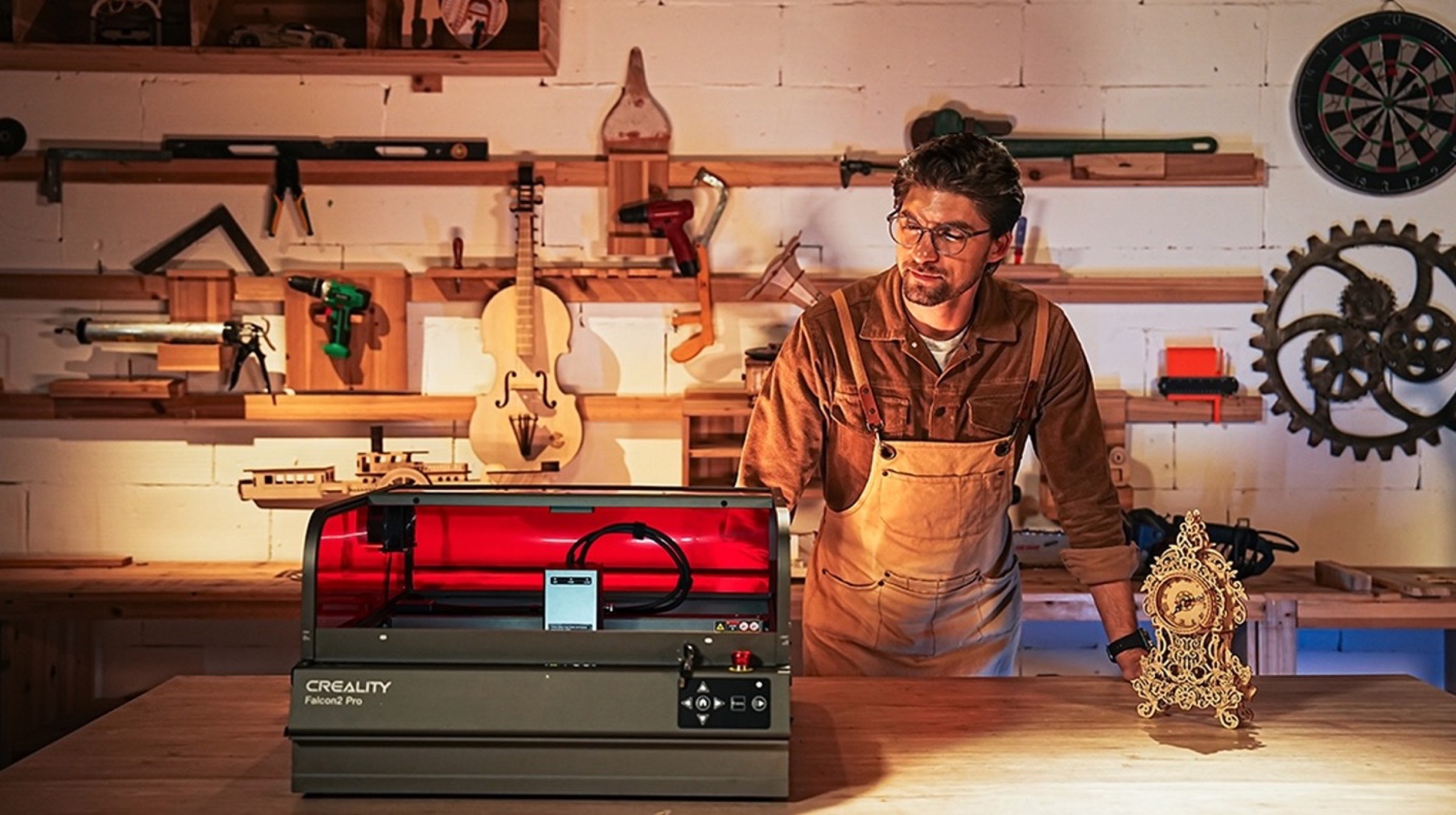 Creality Falcon2 Pro 60W, potente macchina per incisione e taglio laser in sconto Creality Falcon2 Pro 60W, potente macchina per incisione e taglio laser in sconto