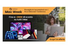 Mac scontati fino a -200€ con la Mac Week TrenDevice fino al 20 maggio
