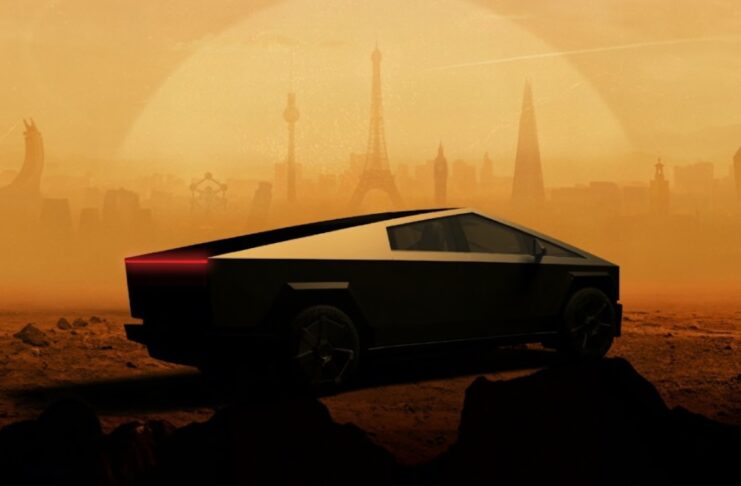 Cybertruck fa tappa a Milano per il tour europeo di Tesla