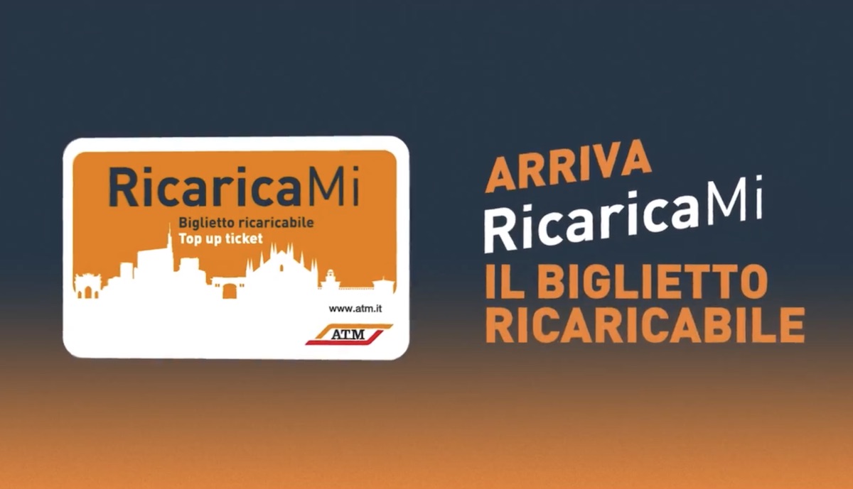 ATM Milano, il biglietto metro e tram diventa RicaricaMi