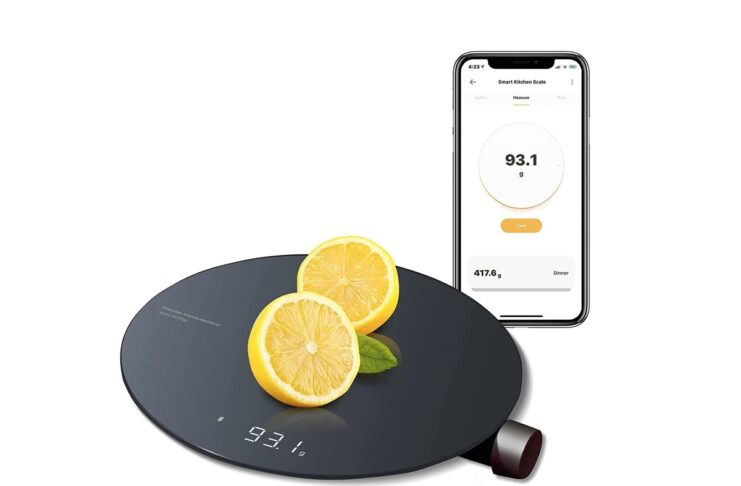 Bilancia da cucina smart, connessa ad app calcola tutto al grammo
