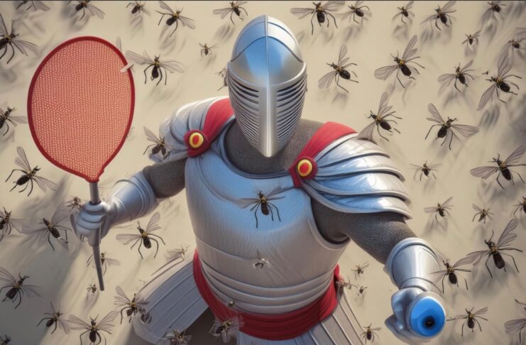 come eliminare zanzare foto ai gen adobe firefly settimio