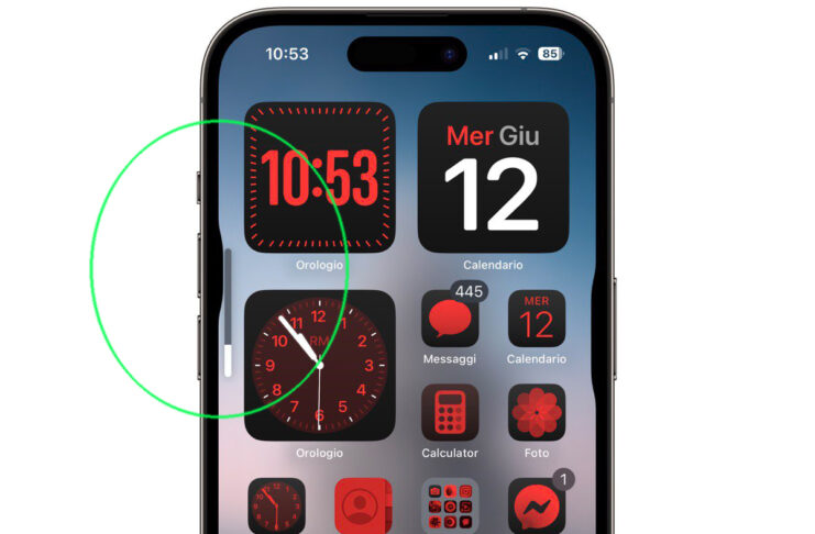 iOS 18, nuova animazione per i pulsanti del volume dell’iPhone