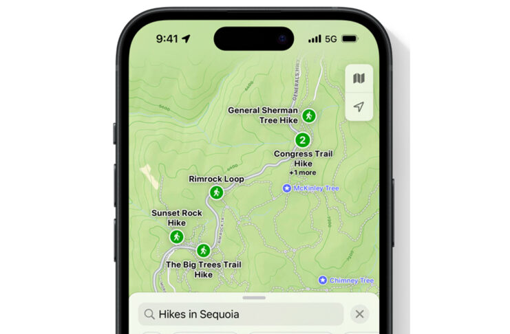 iOS 18, le novità di Mappe di Apple