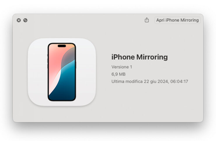 macOS Sequoia, gli utenti europei senza iPhone mirroring
