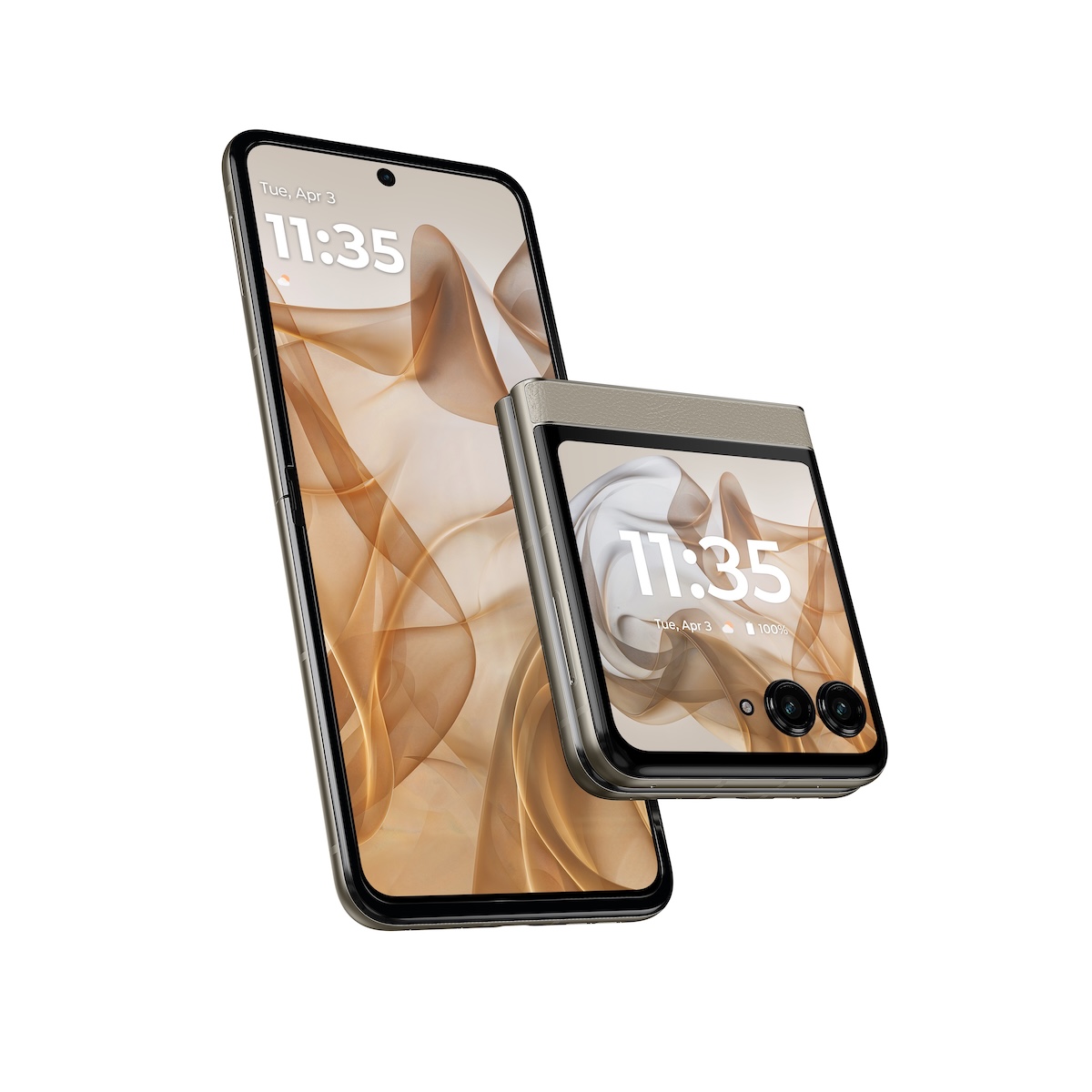 Motorola presenta la nuova serie razr 50, insieme al rivale di AirTag