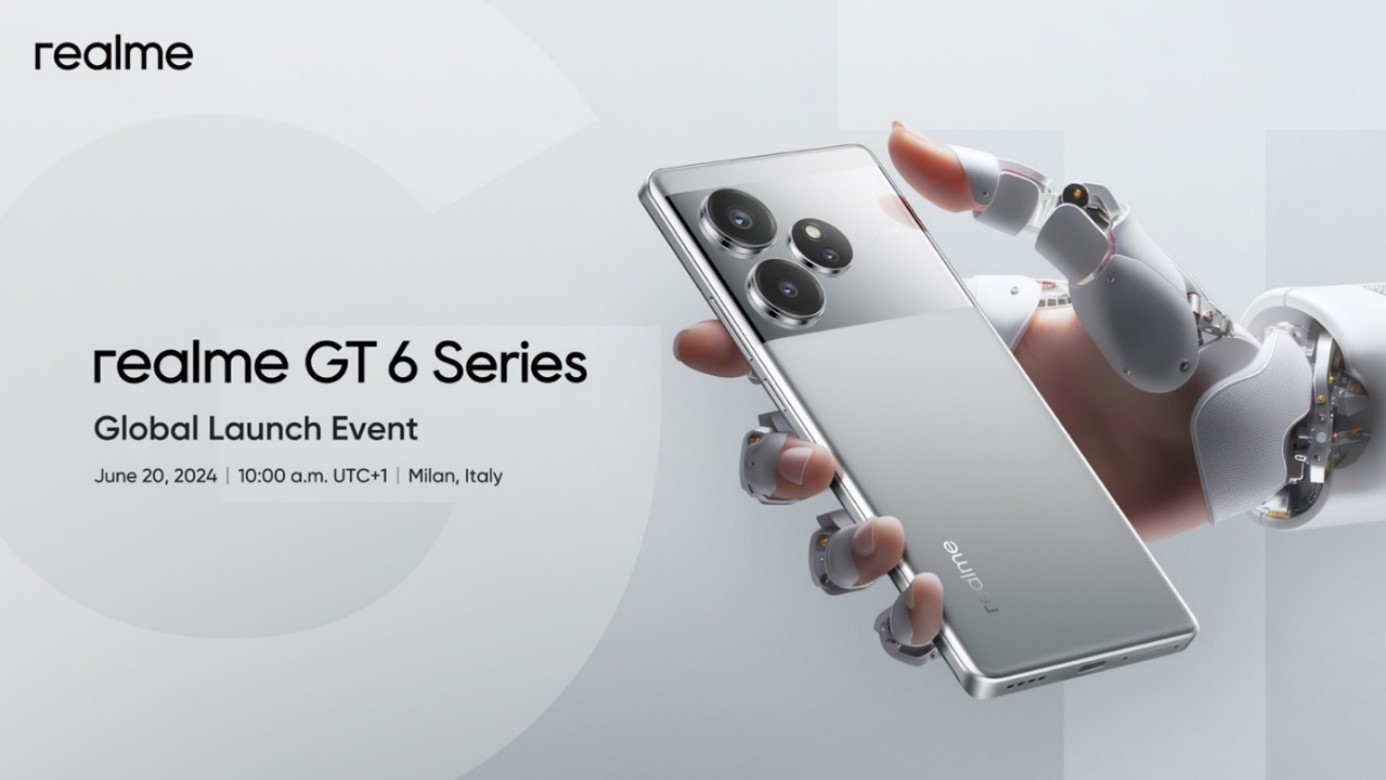 Realme GT 6 arriva il 20 giugno, lancio globale dall'Italia Realme GT 6 arriva il 20 giugno, lancio globale dall'Italia